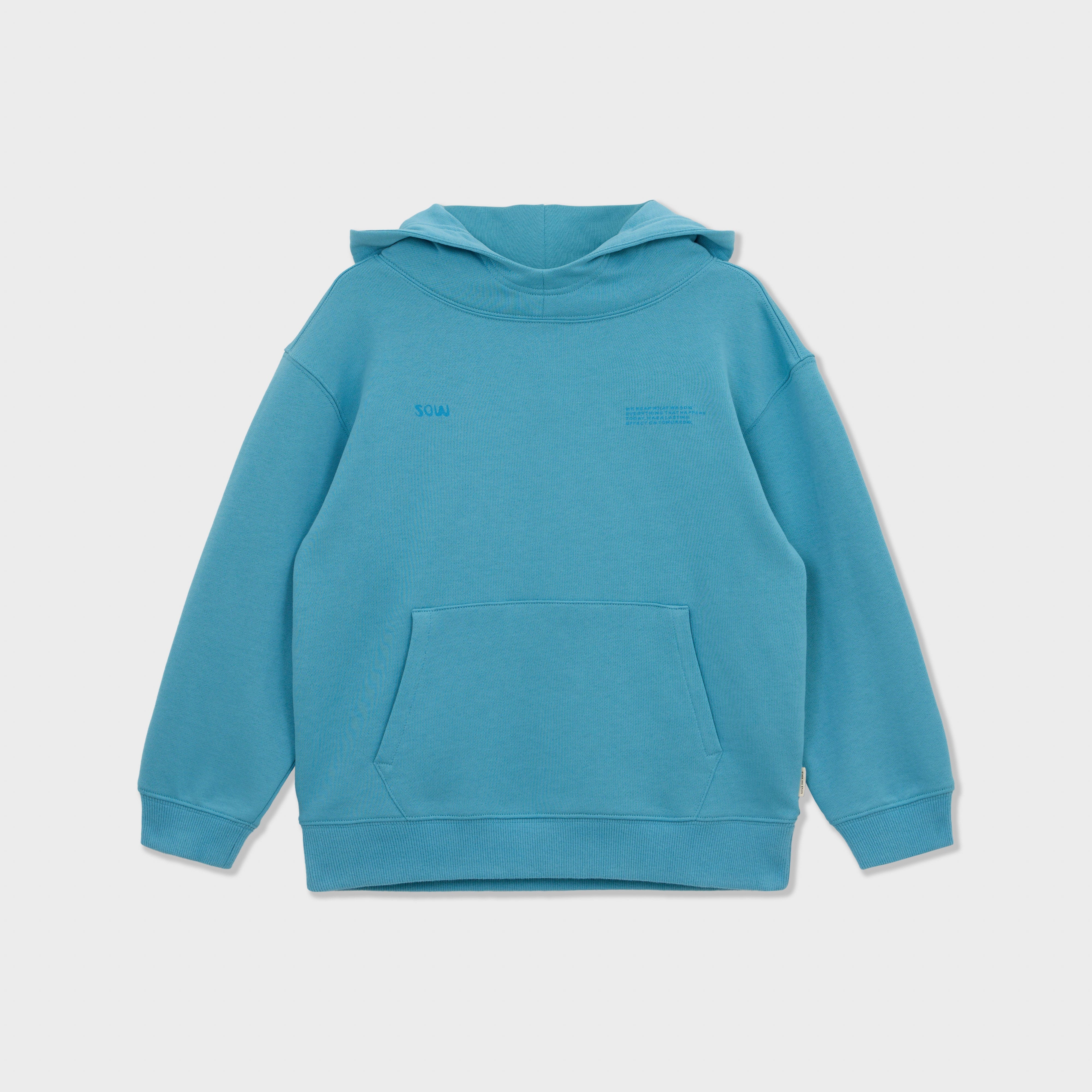 Relaxed Cotton Hoodie With Print