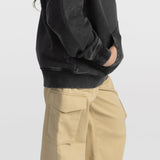 Organic Cotton Wide Leg Cargo Pant