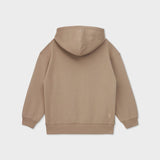 Relaxed Cotton Hoodie With Print