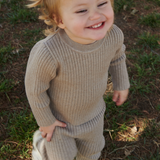 Ives ribbed knit baby set