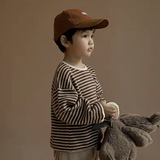 Remi stripe knit sweatshirt