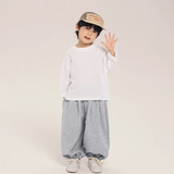 Grey basic long sleeve t-shirt