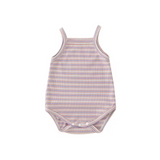 Ames stripe ribbed onesie