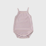 Ames stripe ribbed onesie