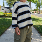 Van stripe long sleeve t-shirt