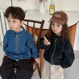 Fenn black denim jacket