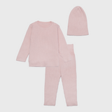 Ives ribbed knit baby set