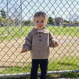 Ami knit polo sweater