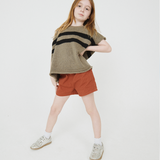 Keir stripe knit vest