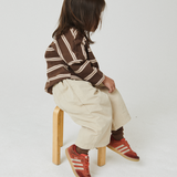 Leith stripe cinched long sleeve t-shirt