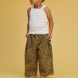 Mina leopard wide pant
