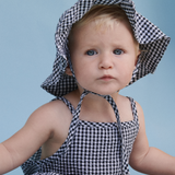Jolene gingham romper set