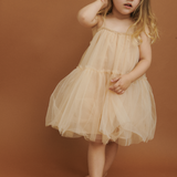 Celeste tiered tulle slip dress