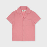Organic Cotton Camp Collar Waffle Shirt