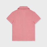 Organic Cotton Camp Collar Waffle Shirt