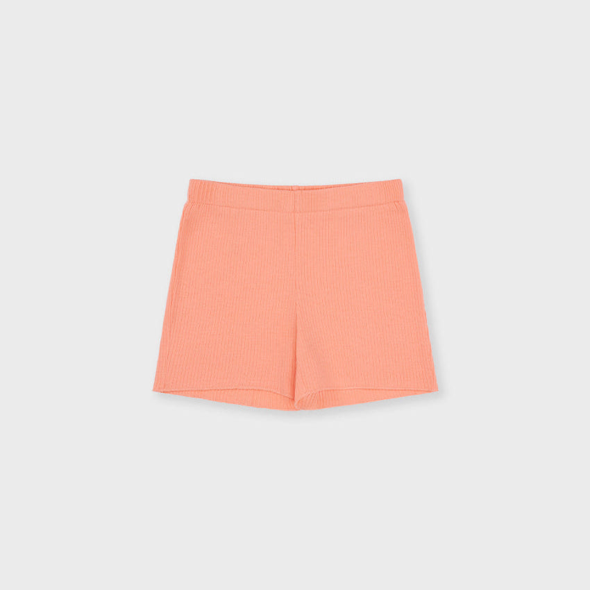 Organic Cotton Ribbed Short