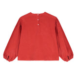 Square neck dyed blouse
