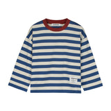 Striped long-sleeved t-shirt