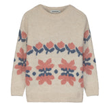 Jumper with flower motif