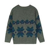 Jumper with flower motif