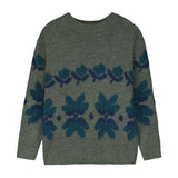 Jumper with flower motif