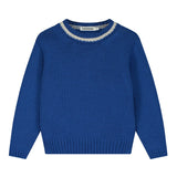 Chunky neck knitted jumper