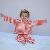 The Stripe Pajamas | Cherry Red