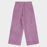 Organic Cotton Corduroy Double Pleated Wide Leg Pants