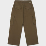 Organic Cotton Wide Leg Cargo Pant