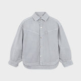 Organic Cotton Denim Balloon Shirt