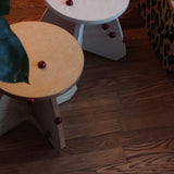 Riva Stool with Ladybugs