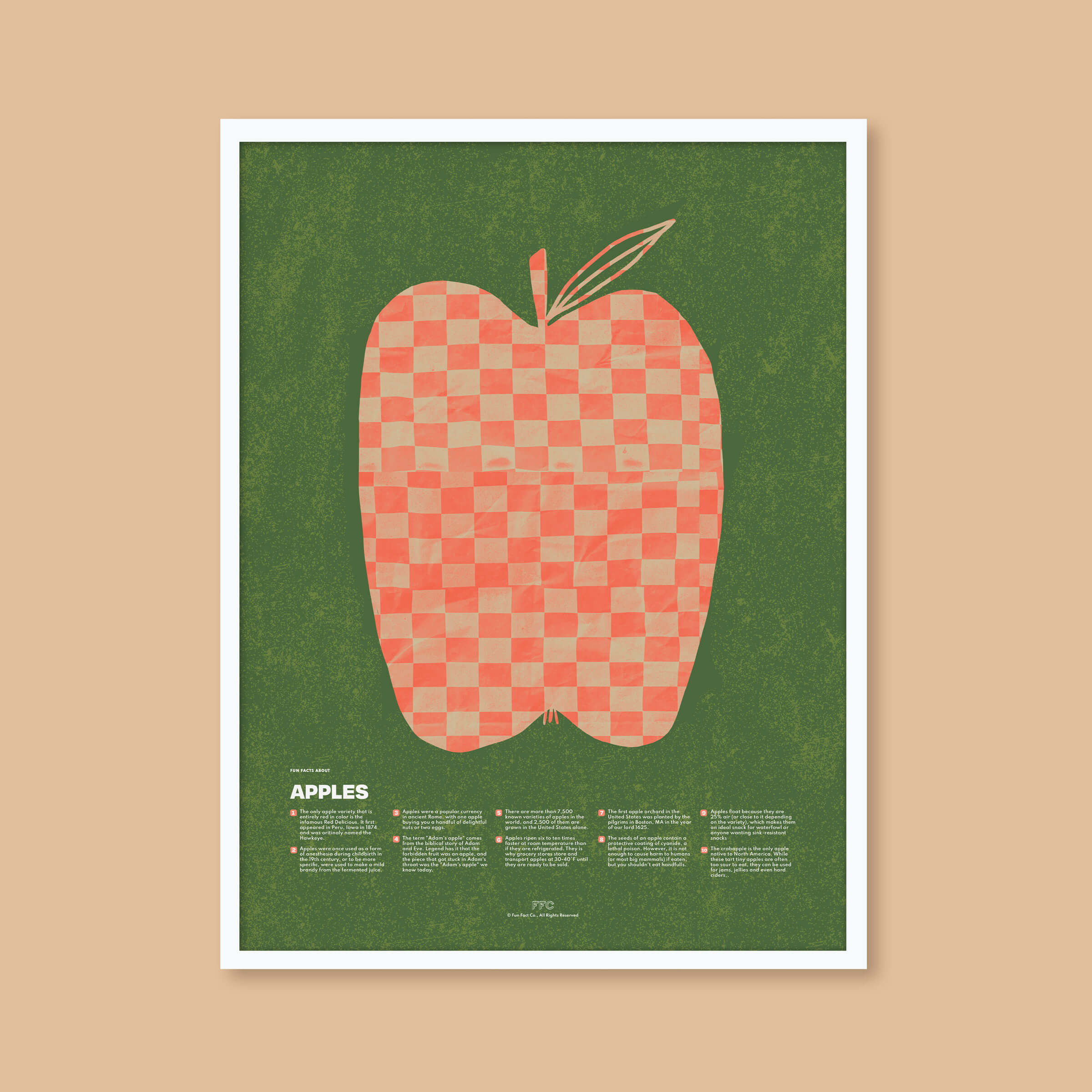 Apple Fun Facts Print