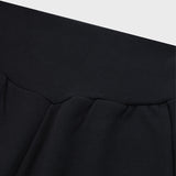 Cotton High Waisted Wide Leg Sweatpant With Raw Hem