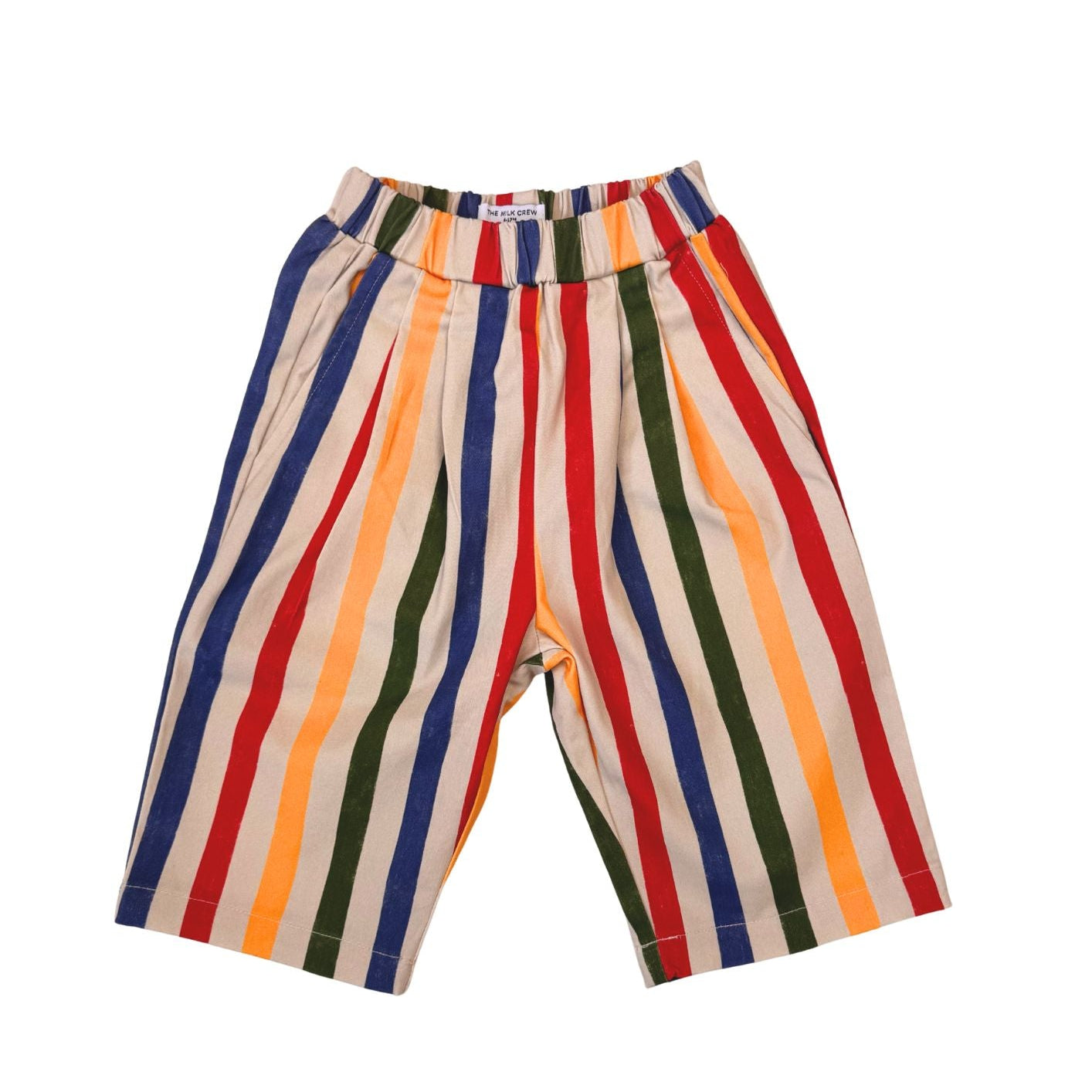 Oversized Poppy Pants | Colored Stripes