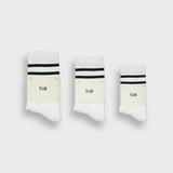 Two-Pack Of Striped Crew Socks
