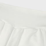 Cotton High Waisted Wide Leg Sweatpant With Raw Hem