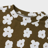 Organic Cotton Cropped Ribbed Shirt