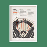 Great American Ballpark Baseball Field Print