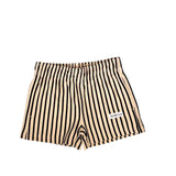 Riviera Shorts | Thin Stripes Black & Off-White