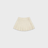 Organic Cotton Pleated Skirt