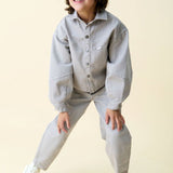 Organic Cotton Denim Balloon Shirt