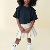 Inset sleeve t-shirt