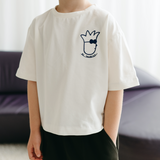 'Be Yourself' embroidered t-shirt