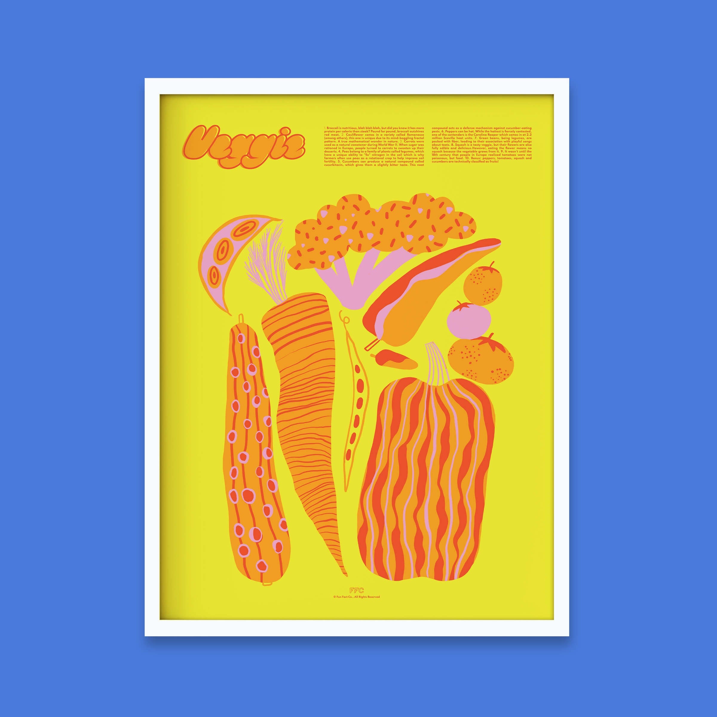 Veggie Fun Facts Print